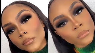 Smokey eye Glam 🔥X NEW Techniques Makeup tutorial [upl. by Barram]