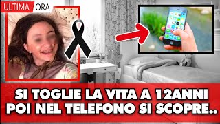 BIMBA DI 12 ANNI SI TOGLIE LA VITA poi la verità choc “ lha fatto perché il telefono” [upl. by Nnayr]