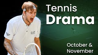 Tennis Angry Moments amp Drama  October amp November 2023 [upl. by Moonier]