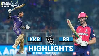 KKR vs RR Highlights Rajasthan Royals Defeat Kolkata Knight Riders By 2 Wickets  IPL 2024 [upl. by Aniaj]