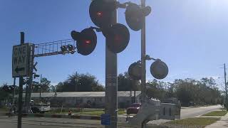 Westbound CSX freight train passes through Macclenny Florida [upl. by Akkina]