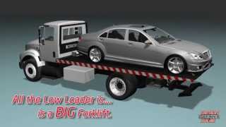 How It Works The Detroit Wrecker Sales Low Loader as compared to a forklift [upl. by Llennahs]