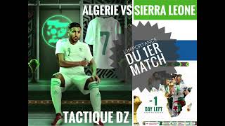 ATTENTION LALGERIE DOIT BIEN DÉMARRER SON MATCH FACE À LA SIERRA LEONE CAN 2021 [upl. by Narmi]