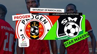 PROGEN VS STAR MAKERS  DIVISION 2 LEAGUE  FULL MATCH REPLAY  09032024 [upl. by Alakim]