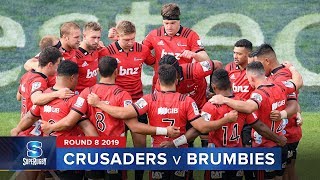 Crusaders v Brumbies  Super Rugby 2019 Rd 8 Highlights [upl. by Selry]