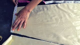 petticoat cutting and stitching in easy way in hindi [upl. by Nylloh322]