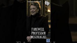 Farewell Maggie Smith A Tribute to Professor McGonagall🪄 [upl. by Sirtimed]