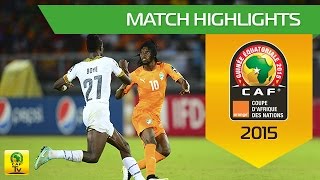 Côte DIvoire  Ghana  FINAL  CAN Orange 2015  08022015 [upl. by Sotnas]