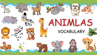 Animal Vocabulary For Kids Learn Animal Vocabulary Kids Vocabulary [upl. by Keyek]