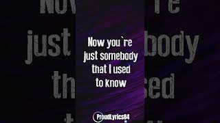 Gotye  Somebody That I Used To Know Lyrics ft Kimbra [upl. by Alidia763]