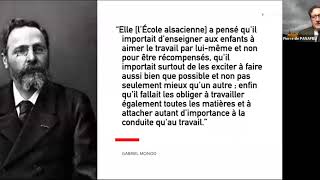 Réunion de présentation de lÉcole alsacienne  Inscriptions rentrée 2021  12112020 [upl. by Rodd]