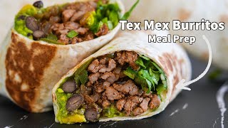 This Tex Mex Burrito Meal Prep Recipe Only Takes 30 Minutes To Make [upl. by Arrek]