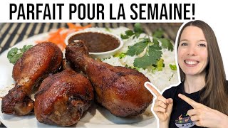 Pilons de Poulet aux 5 Épices Chinoises Facile  HOP DANS LE WOK [upl. by Atinuahs]