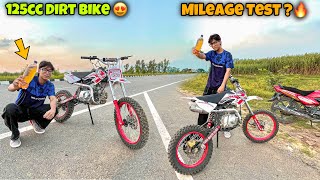 125cc Dirt Bike Mileage Test 😍 [upl. by Noonan]