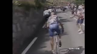 In ricordo della bellissima vittoria di Pantani allAlpe dHuez nel Tour 1995 [upl. by Deevan213]