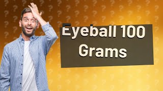 How to eyeball 100 grams [upl. by Nahtanaoj577]