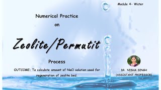 Numerical Practice On Zeolite Process Part3Calculation Of Amount Of NaCl By Dr Nisha Singh [upl. by Eniamej752]