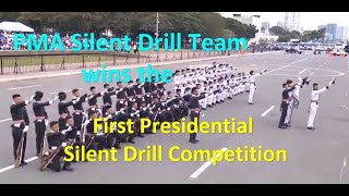 PMA Silent Drill Team wins the 1st Presidential Silent Drill Competition [upl. by Loella]