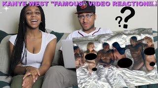 Couple Reacts  Kanye West quotFamousquot Music Video Reaction [upl. by Imaj962]