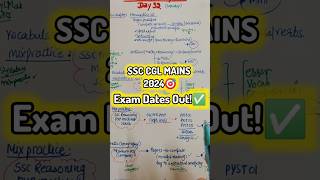 Mains Exam Dates Out🔥Target Your DREAM JOB✅🎯 ssc ssccgl sscmains mainsexamdate [upl. by Craig957]