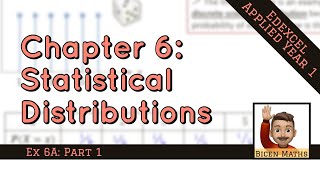 Statistical Distributions 1 • Simple Distributions  Skills • Stats1 Ex6A • 🤖 [upl. by Oxford]