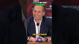 Lultimo show di Allegri in conferenza stampa post Coppa Italia [upl. by Scevo636]