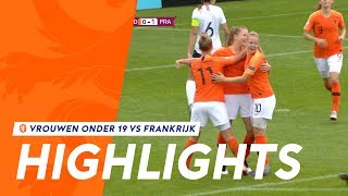 Highlights Vrouwen onder 19  Frankrijk 1972019 EK [upl. by Blondelle872]