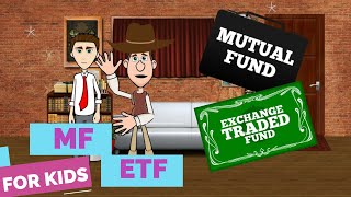 Mutual Funds MFs vs Exchange Traded Funds ETFs Funds 101 Easy Peasy Finance for Kids and Beginners [upl. by Frayne]