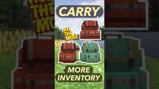 Increase Inventory Space Sophisticated Backpacks Mod  All The Mods 8 amp 9 Essentials [upl. by Kcirttap770]