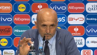 Spalletti dopo SvizzeraItalia 20 «Resto ct Responsabilità mia ho scelto io i calciatori» [upl. by Marve]