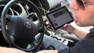 iPad in Car Pt 2 First Ever SoundMan Car Audio [upl. by Meelak]