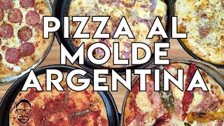 MASTER CLASS PIZZA AL MOLDE ARGENTINA [upl. by Ahsilet732]