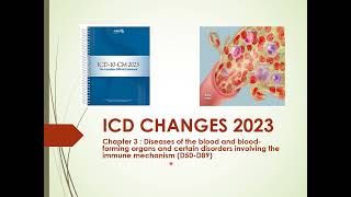 2023 ICD10 changes  Chapter 3 [upl. by Ainaznat97]