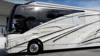 Tour of 2023 Prevost Liberty Coach 893 quot50 Shades of Whitequot [upl. by Aneehsar696]