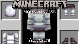 Ad Astra  Minecraft Mod Showcase [upl. by Raffin]