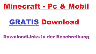 Minecraft  PC amp Android Version  KOSTENLOS DOWNLOADEN  Gratis  Crack [upl. by Gertie791]