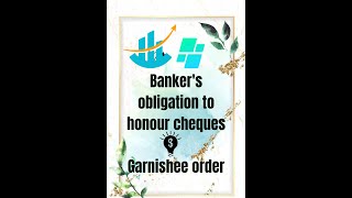 Bankers obligation to honour cheque  Banker as Garnishee amp Garnishee Order  Section 31 of NI Act [upl. by Lib]