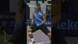 Nadals ICONIC Celebration vs Djokovic 🤩 [upl. by Durrej]