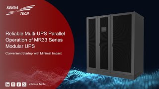 Reliable MultiUPS Parallel Operation of MR33 Modular UPS  Convenient Startup with Minimal Impact [upl. by Anecuza]