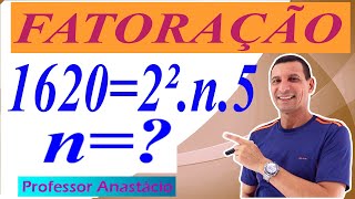 Qual é a forma fatorada completa do número 1620 Matemática básica basicmaths fator fatoração [upl. by Ebaj]