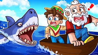 ¡IMPOSIBLE ESCAPAR del MEGA TIBURÓN en ROBLOX 🦈😂 con SILVIOGAMER PERMON y SOYDANY [upl. by Analed409]