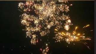 New Years Countdown 2022 at Krabi Thailand  Fireworks fire dance and Lanterns [upl. by Monahan887]