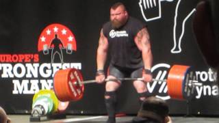 Eddie Hall Deadlifts 465kg World Deadlift Championships 2016 [upl. by Papert823]