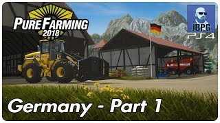 Pure Farming 2018  Preview Germany Map [upl. by Nawotna]