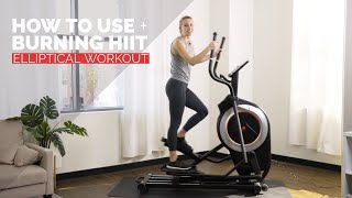 Burning Elliptical HIIT Workout for Beginners  How to Use Effectively [upl. by Ellenig108]