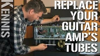 How to Replace Tubes in a Guitar Amp [upl. by Kanter]