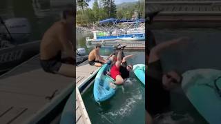 Boat Entry Gone Wrong Watch This Funny Spill [upl. by Towill]