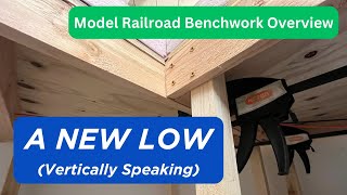 Simple Model Railroad BenchworkModel Railroad Benchwork Overview [upl. by Camel493]