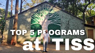 Top 5 Programs at TISS  You can apply for max 3 programs [upl. by Elbertine]