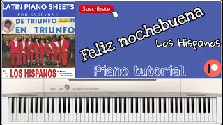 🎹 Feliz Nochebuena  Los Hispanos 🎹  Partitura  Pista  MIDI [upl. by Eiramanad441]